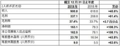 奥园健康2019年营业额及净利润分别按年增长46%和108%